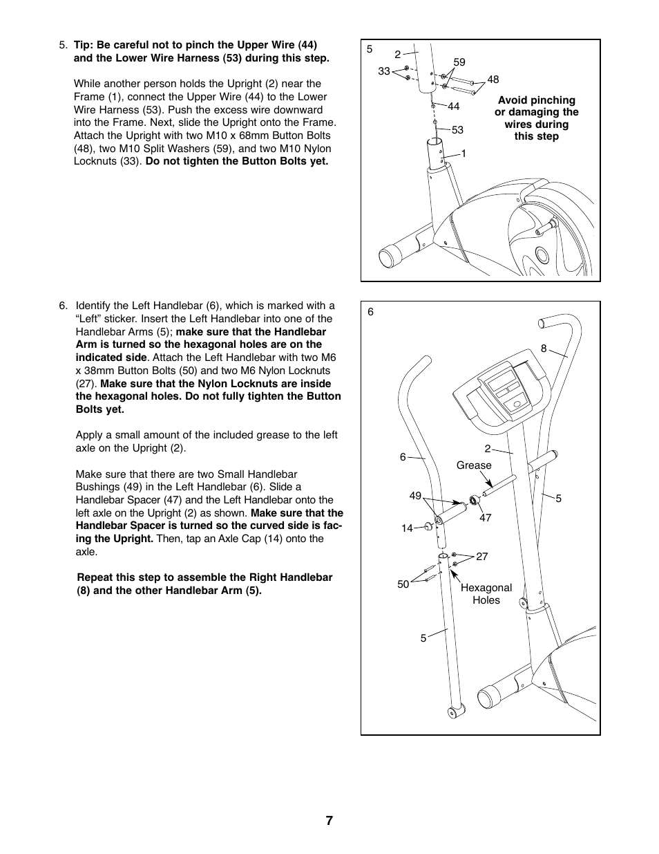 Weslo WLEL71807.0 User Manual | Page 7 / 16