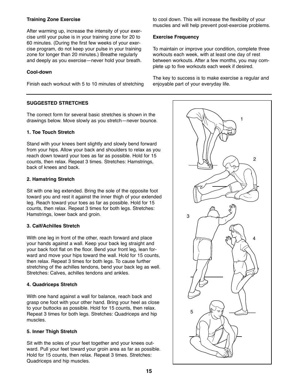 Weslo WLTL54081 User Manual | Page 15 / 18