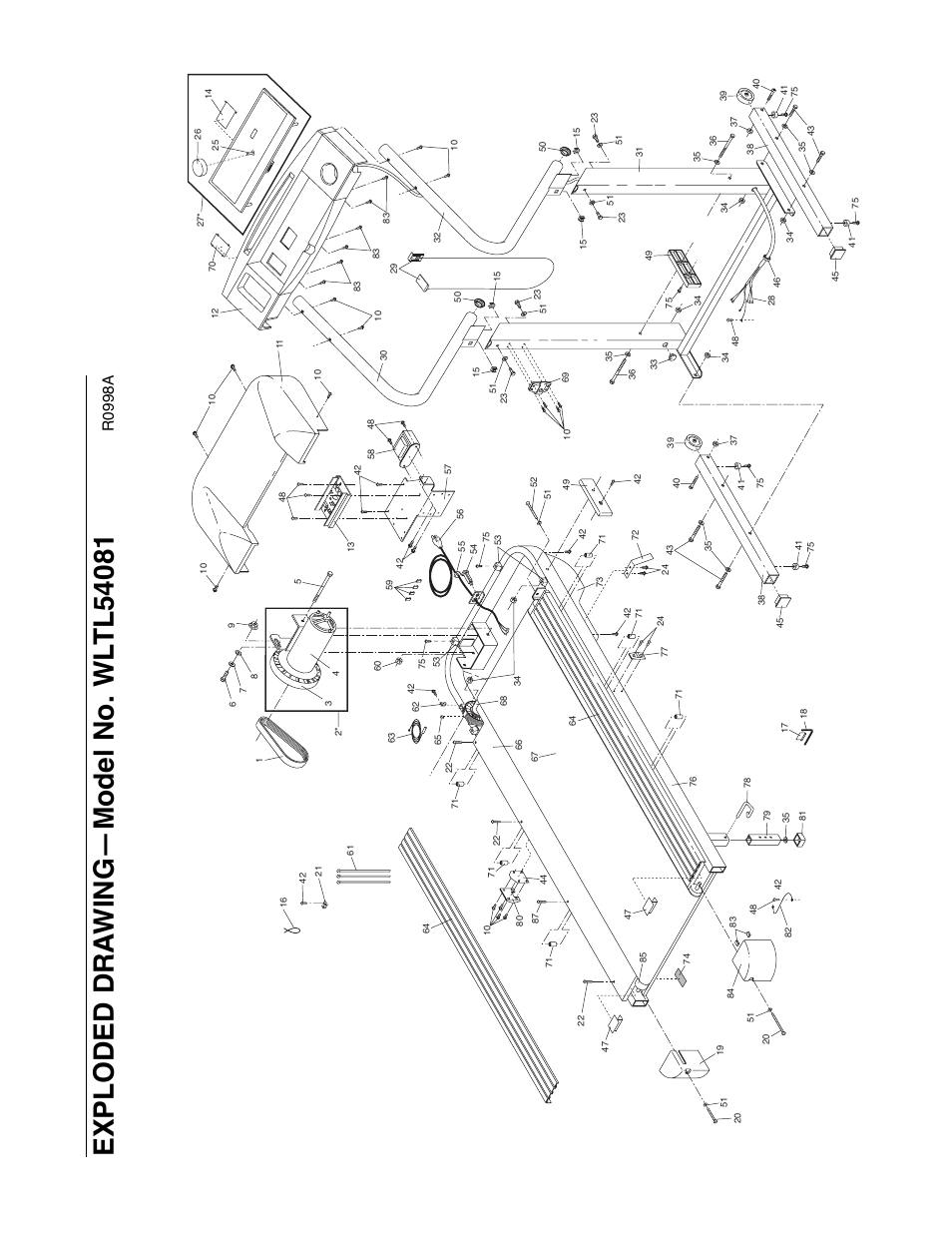 R0998a | Weslo WLTL54081 User Manual | Page 17 / 18