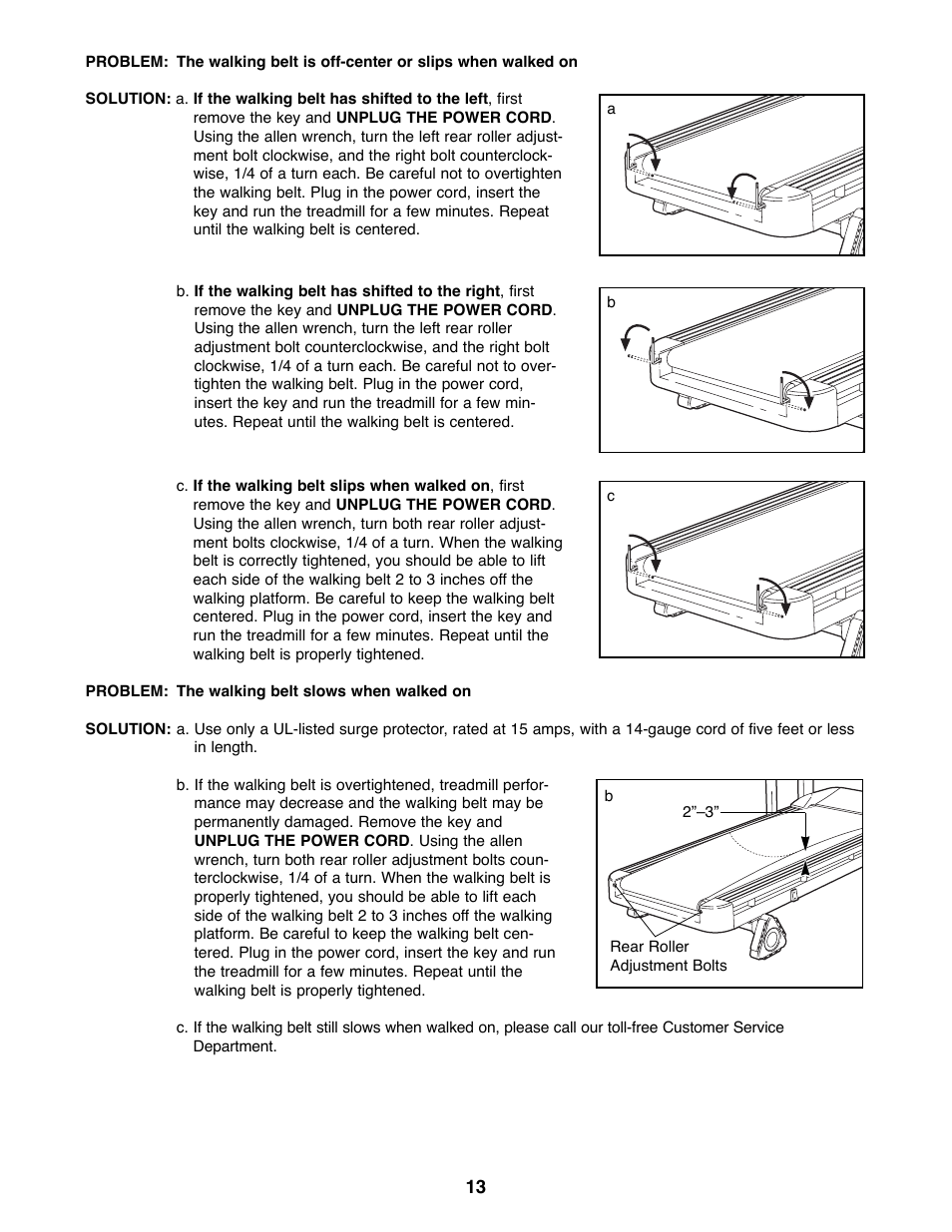 Weslo WLTL26080 User Manual | Page 13 / 18