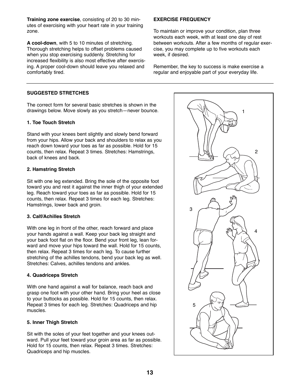 Weslo WLAW55078 User Manual | Page 13 / 16