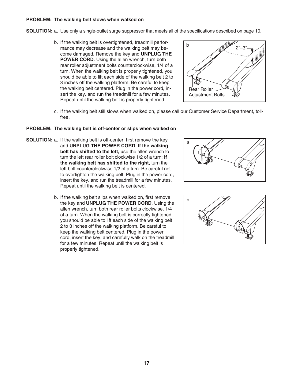 Weslo WLTL223040 User Manual | Page 17 / 22