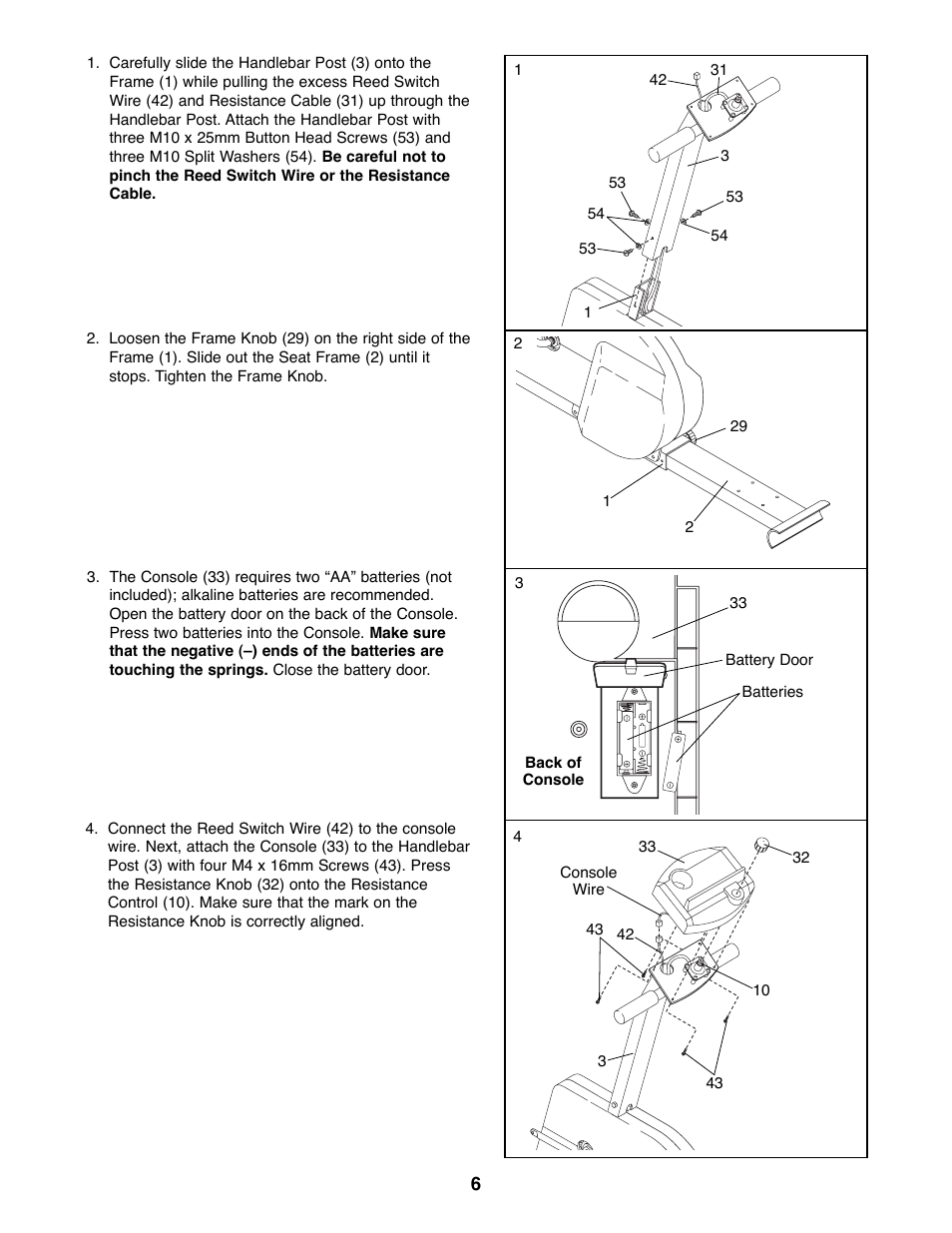 Weslo WLEX14000 User Manual | Page 6 / 16