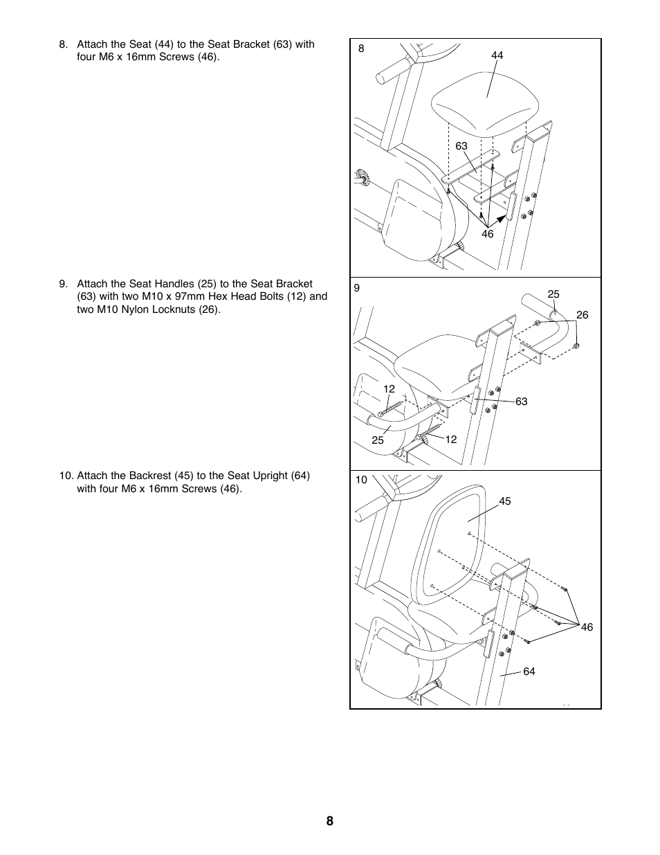 Weslo WLEX14000 User Manual | Page 8 / 16