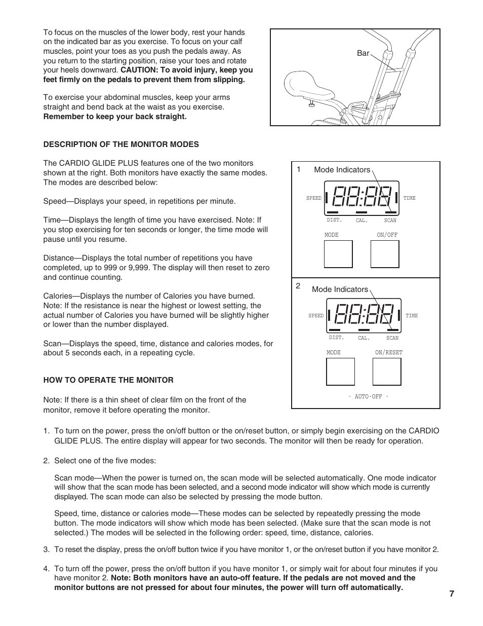 Weslo WLCR96058 User Manual | Page 7 / 12