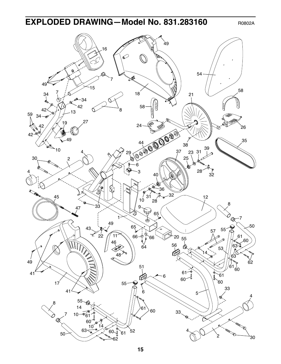 Weslo 831.283160 User Manual | Page 15 / 16