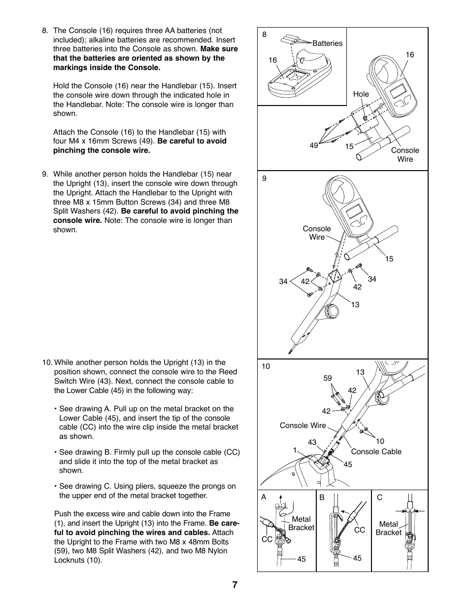 Weslo 831.283160 User Manual | Page 7 / 16