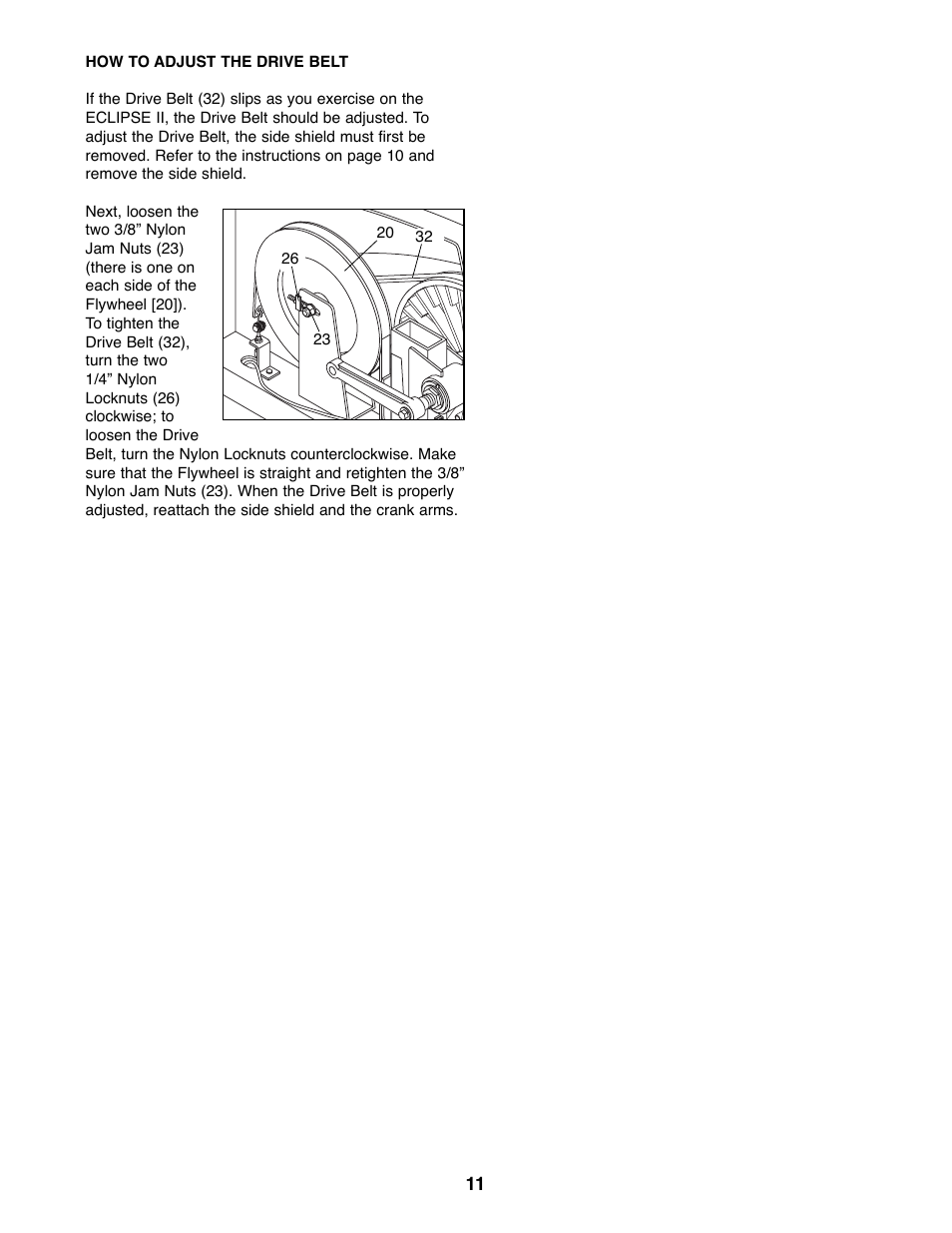 Weslo WLEL45070 User Manual | Page 11 / 16