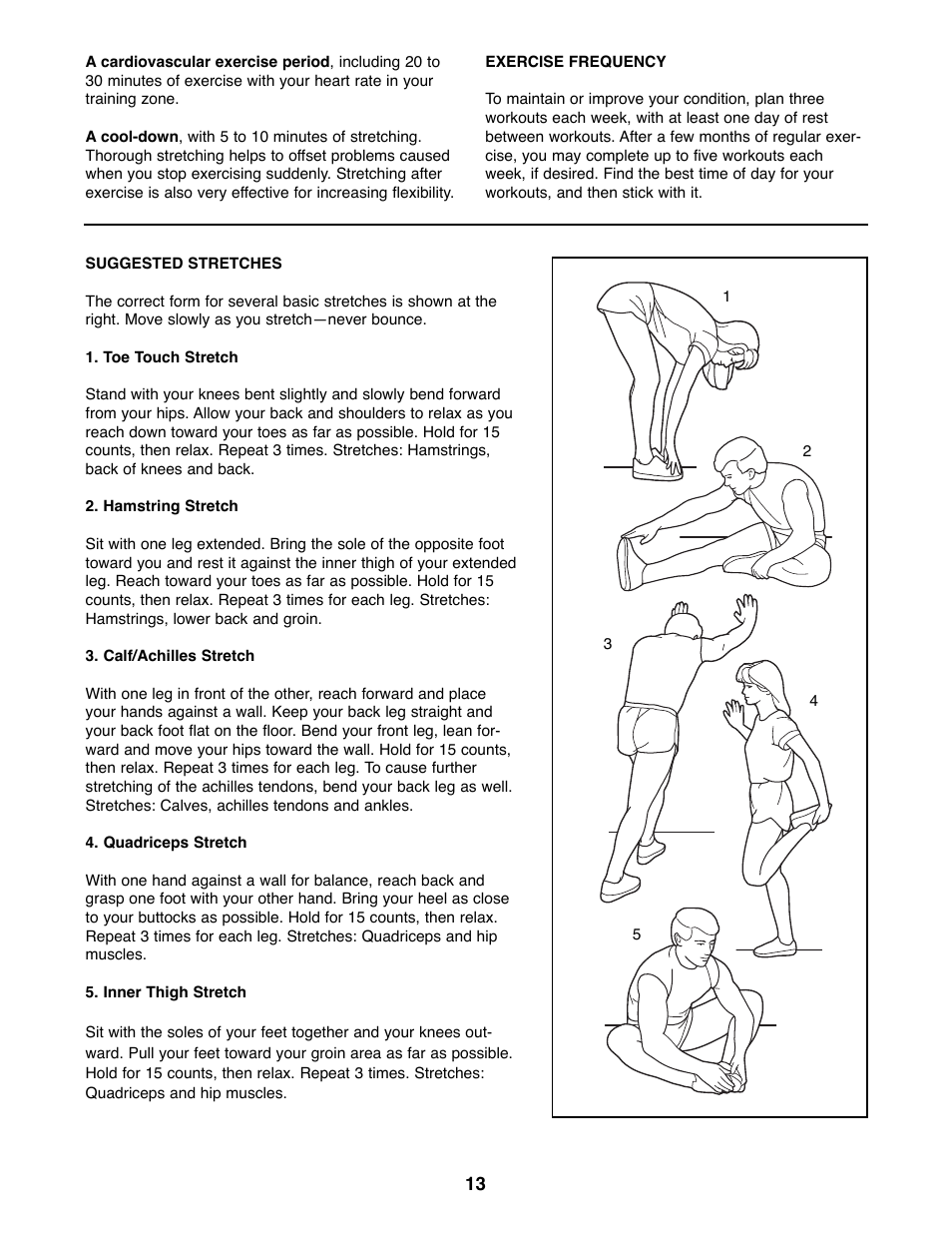 Weslo WLEL45070 User Manual | Page 13 / 16