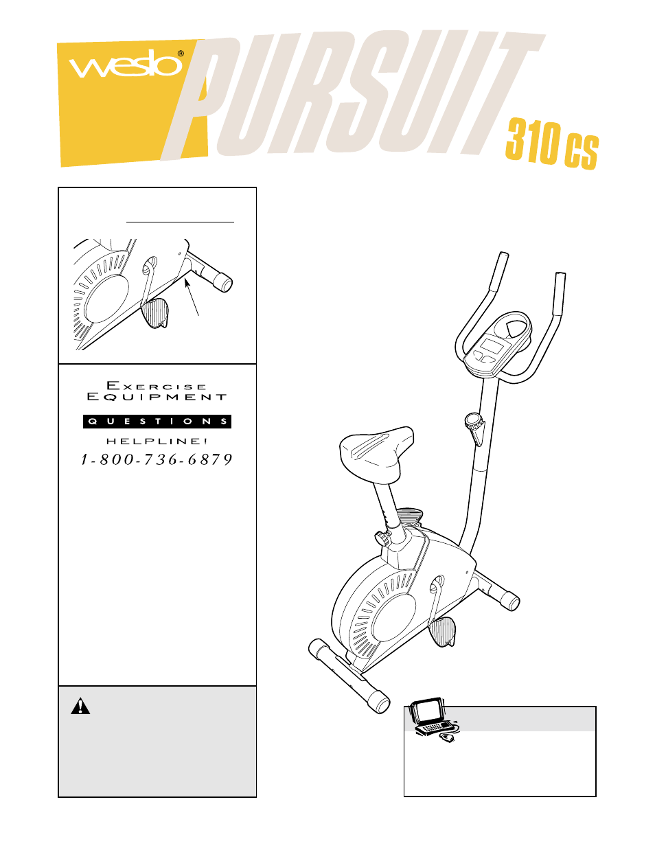 Weslo 310 CS User Manual | 16 pages