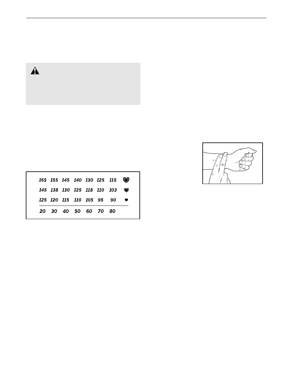 Conditioning guidelines, Warning | Weslo 310 CS User Manual | Page 12 / 16