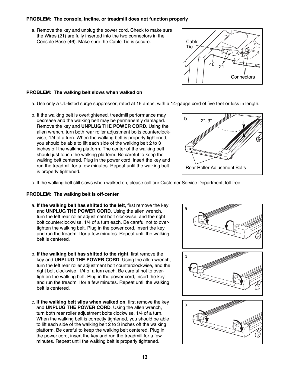 Weslo WLTL49200 User Manual | Page 13 / 18