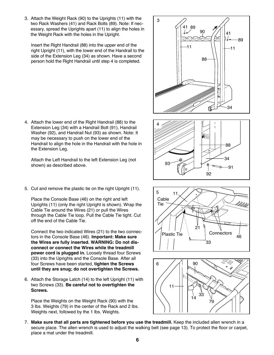 Weslo WLTL49200 User Manual | Page 6 / 18