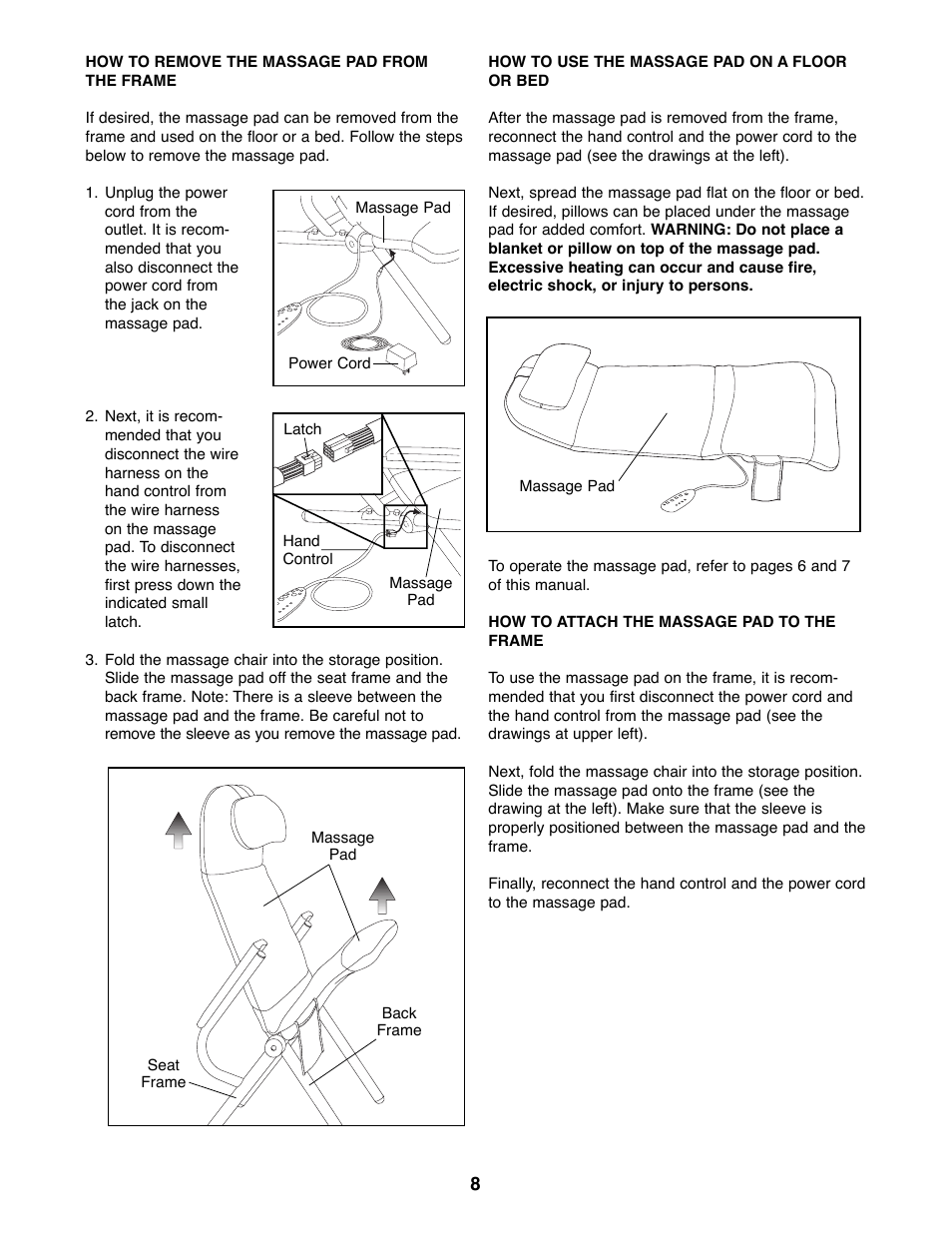 Weslo QVRX10170 User Manual | Page 8 / 12