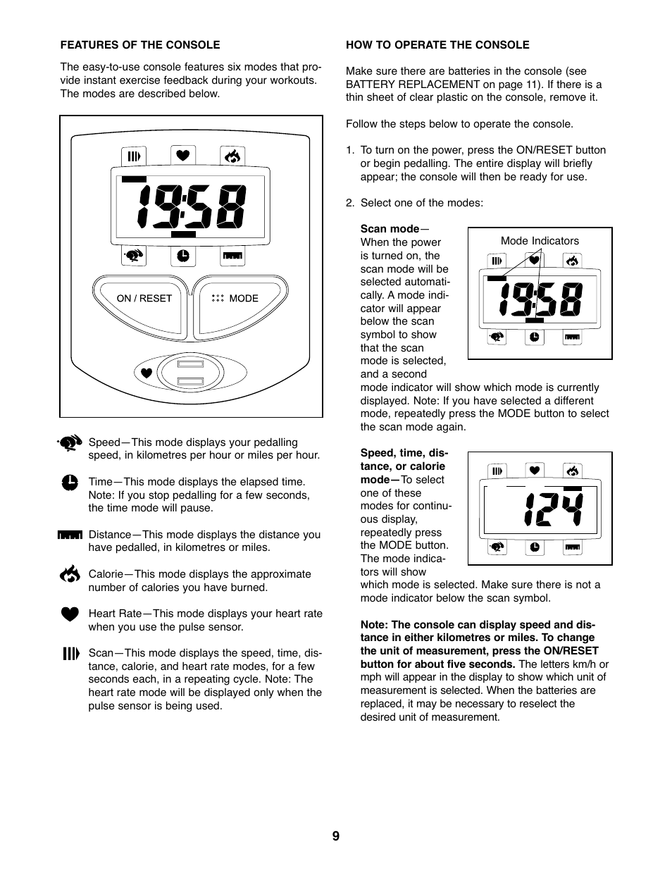 Weslo WLEVEX12920 User Manual | Page 9 / 16