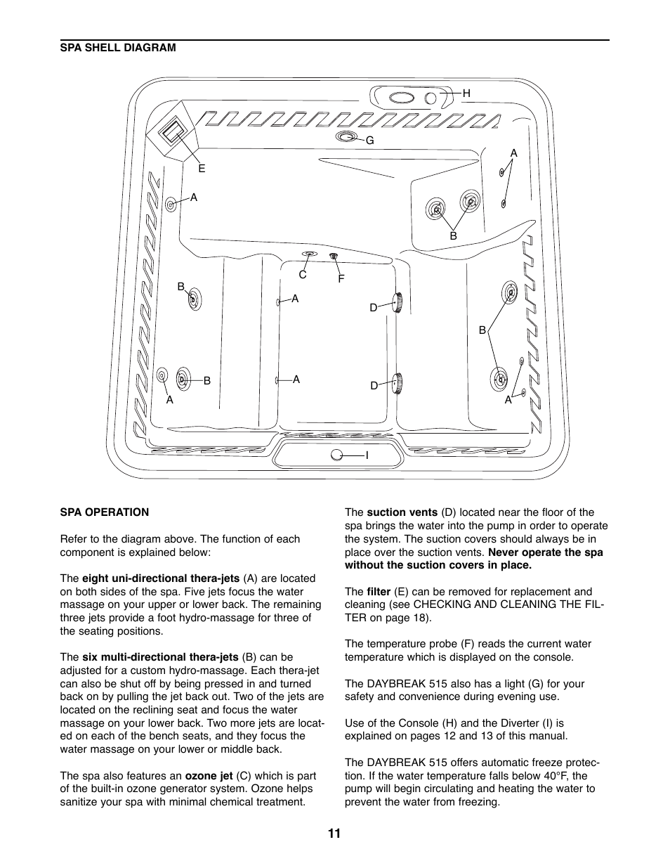 Weslo Daybreak 515 WLHS42081 User Manual | Page 11 / 24