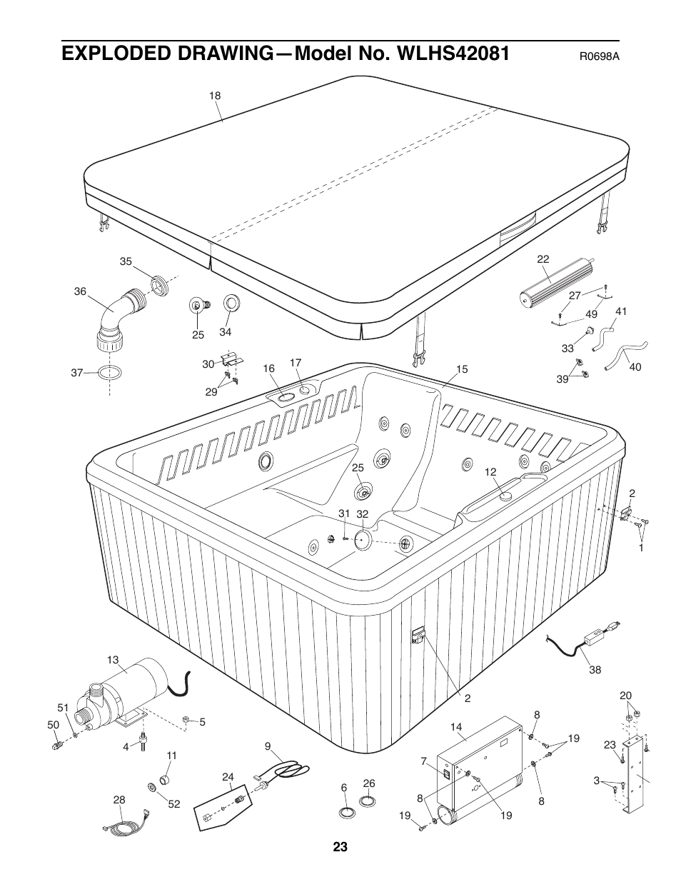 Weslo Daybreak 515 WLHS42081 User Manual | Page 23 / 24