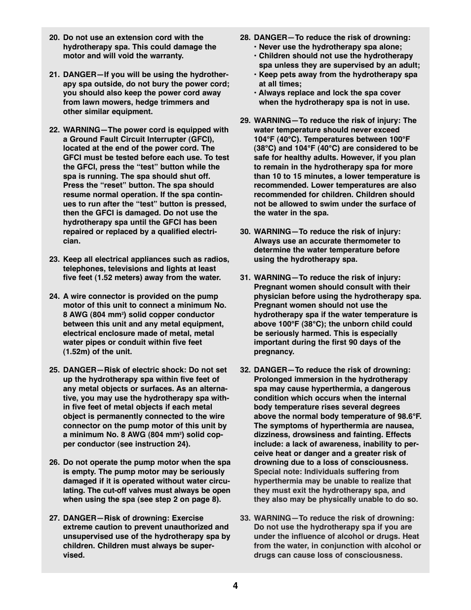 Weslo Daybreak 515 WLHS42081 User Manual | Page 4 / 24