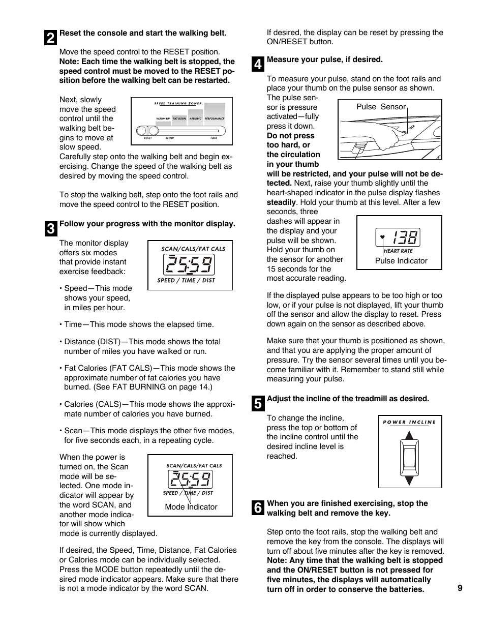 Weslo Cadence DL40 User Manual | Page 9 / 18