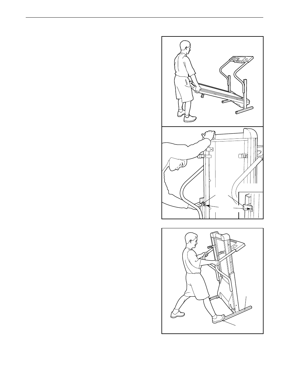 How to fold and move the treadmill | Weslo WLTL25010 User Manual | Page 10 / 19