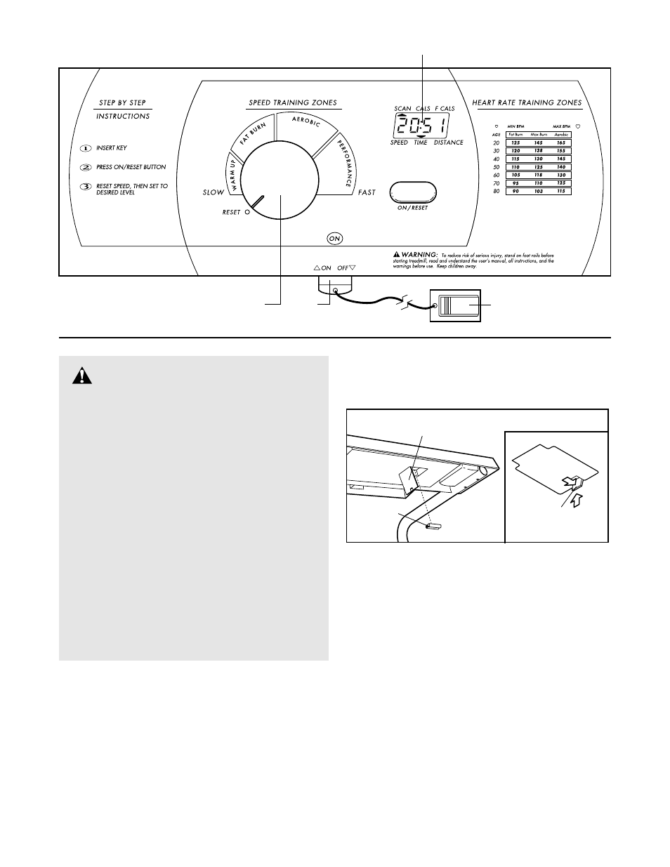 Caution | Weslo WLTL25010 User Manual | Page 8 / 19