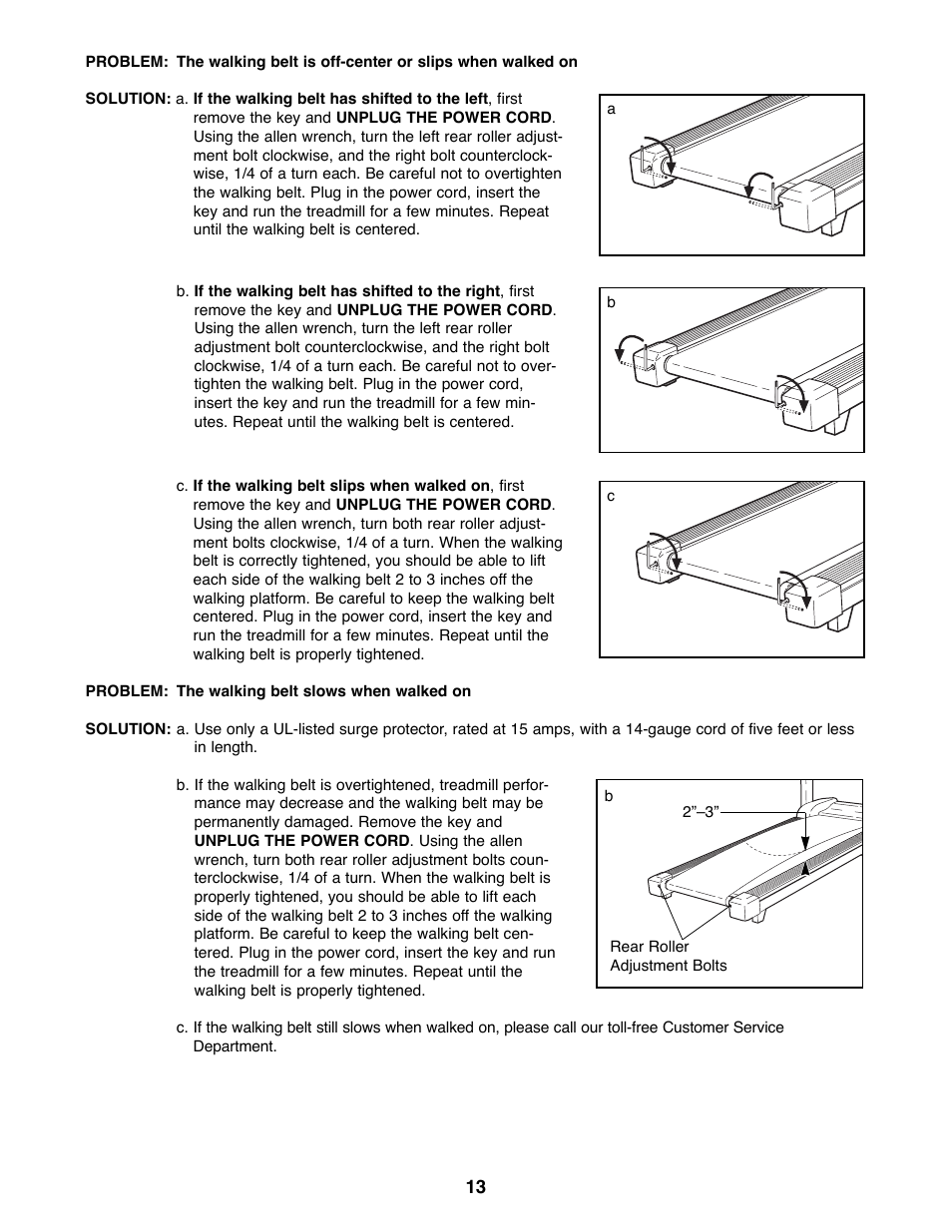 Weslo 925 User Manual | Page 13 / 18