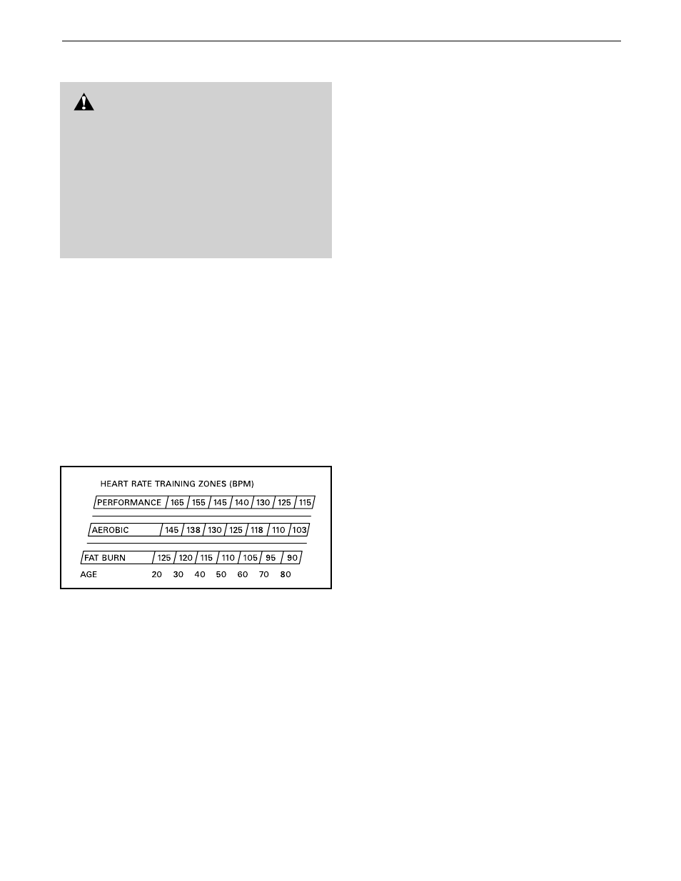 Conditioning guidelines, Warning | Weslo WLTL21191 User Manual | Page 14 / 19