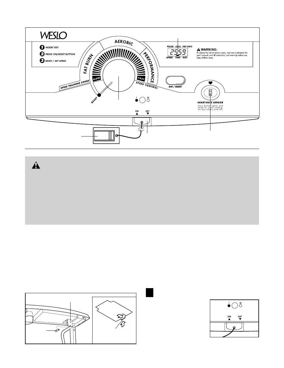 Caution | Weslo WLTL21191 User Manual | Page 8 / 19