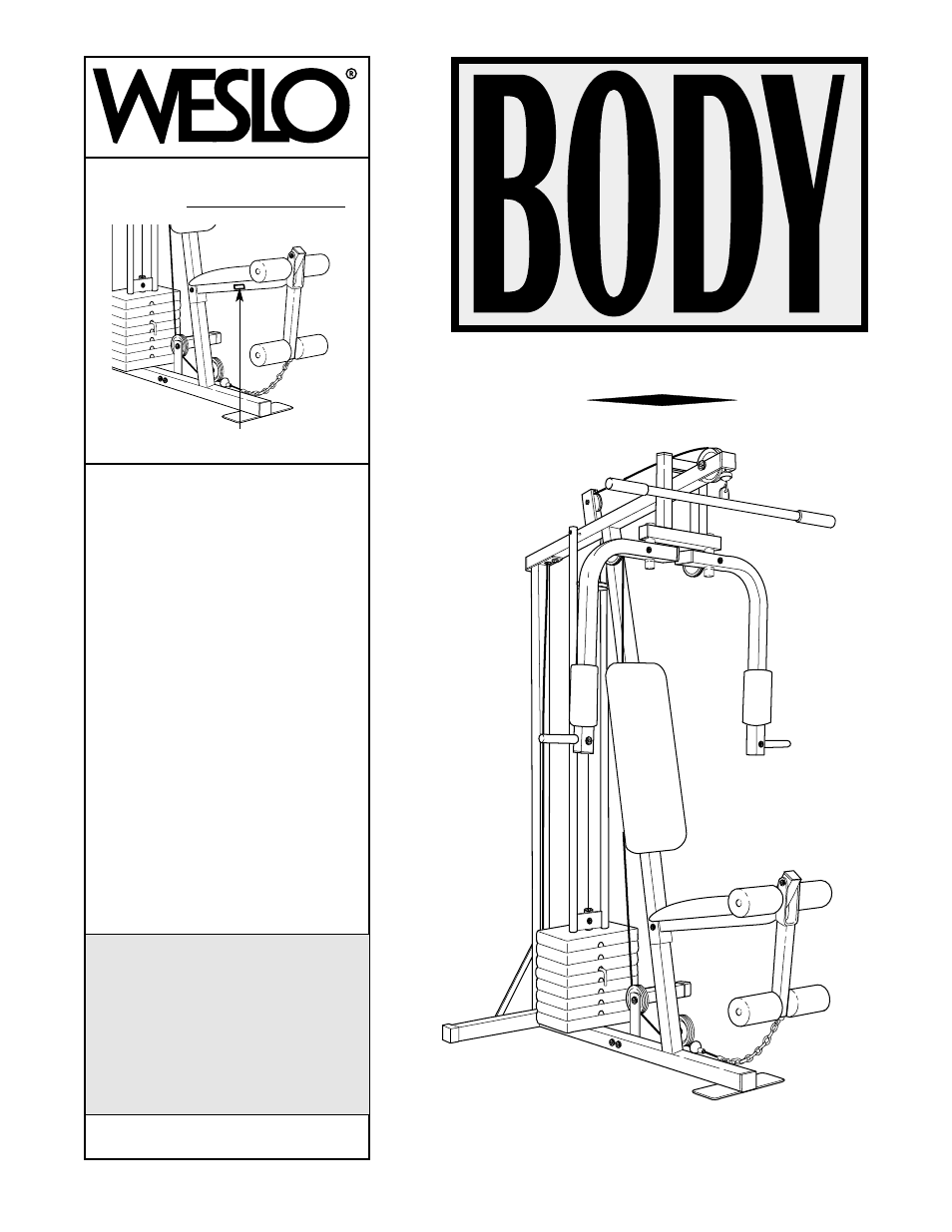 Weslo WLSY71500 User Manual | 24 pages