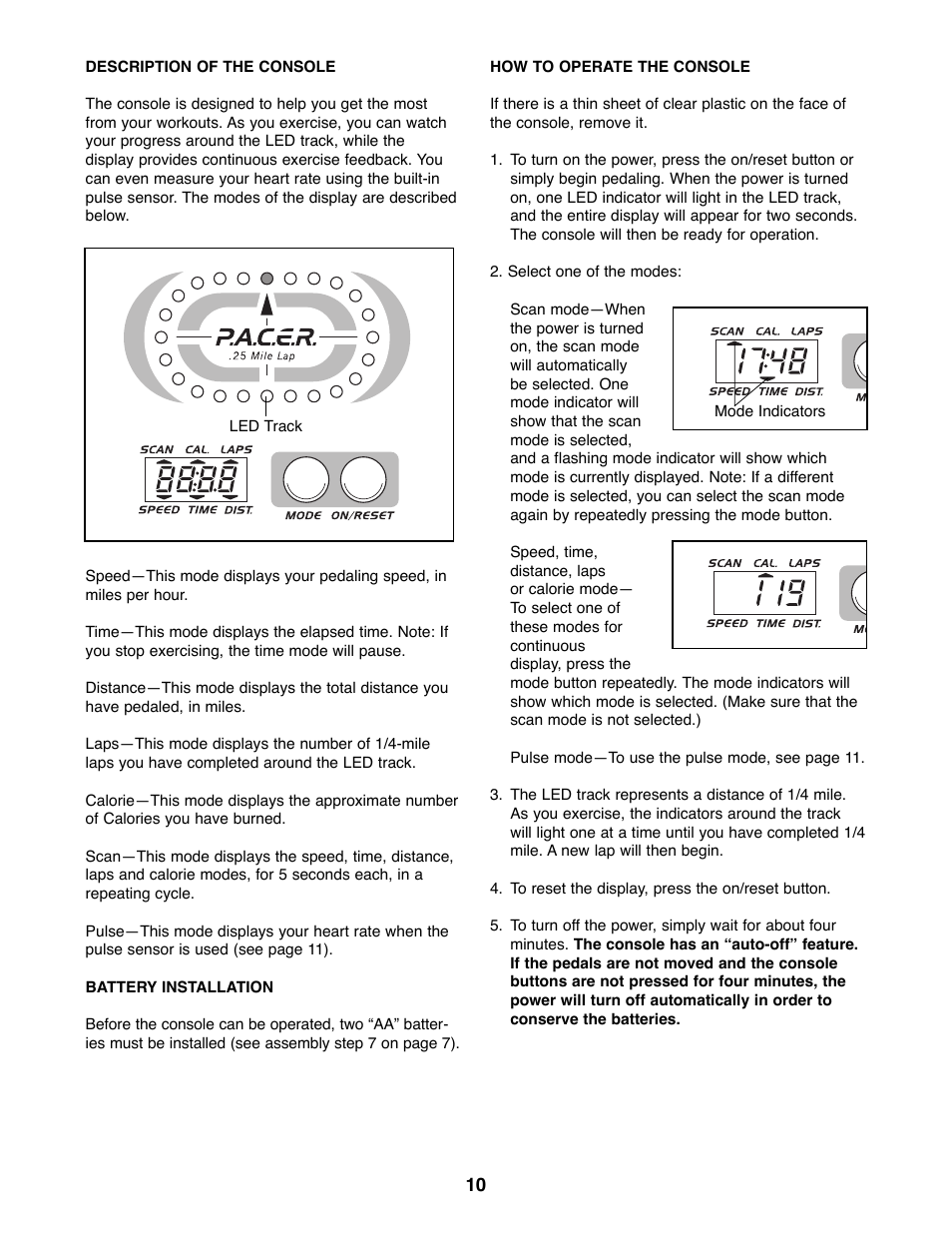 Weslo WLEX28080 User Manual | Page 10 / 16