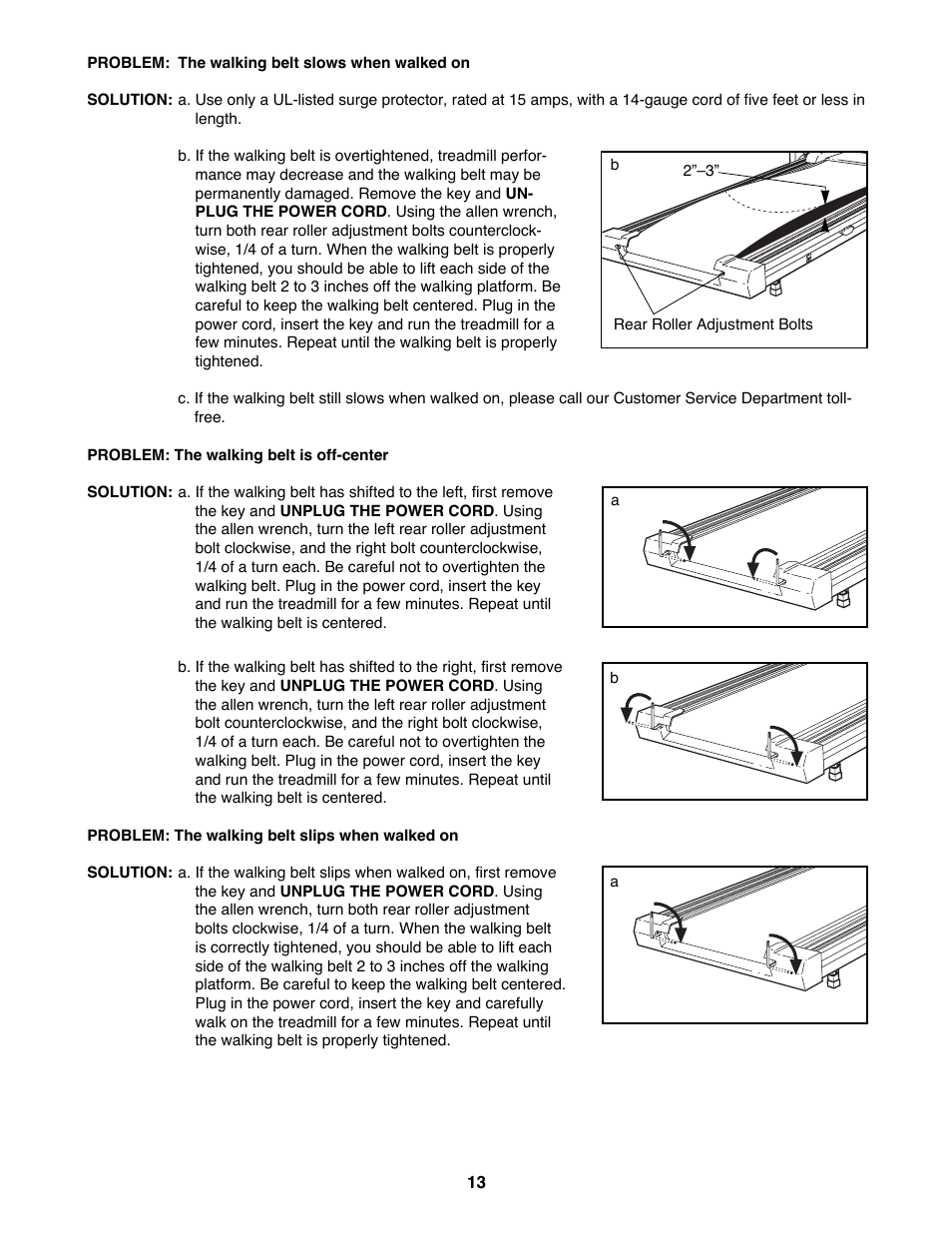 Weslo WLTL22190 User Manual | Page 13 / 18
