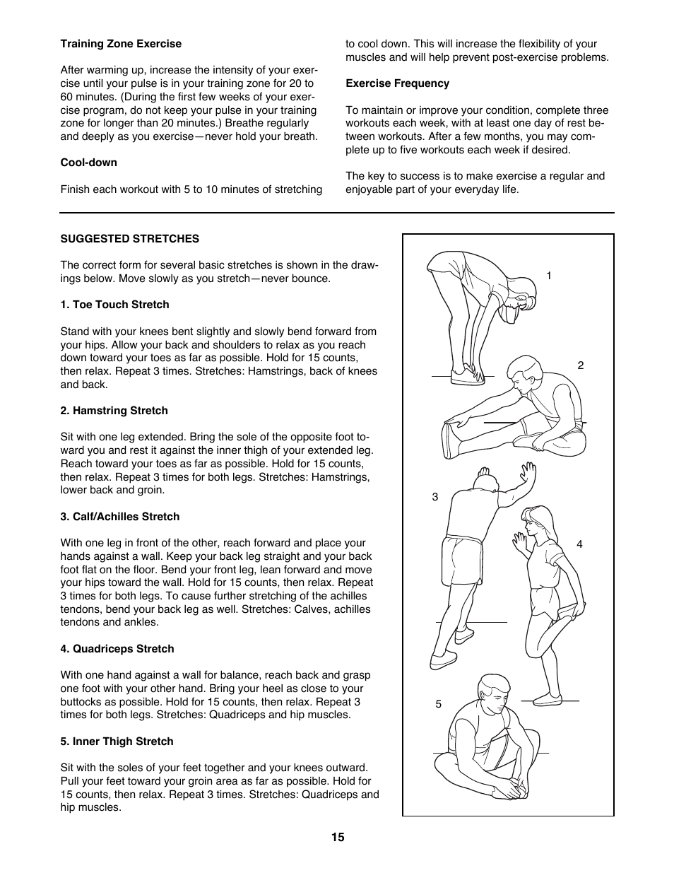 Weslo WLTL22190 User Manual | Page 15 / 18
