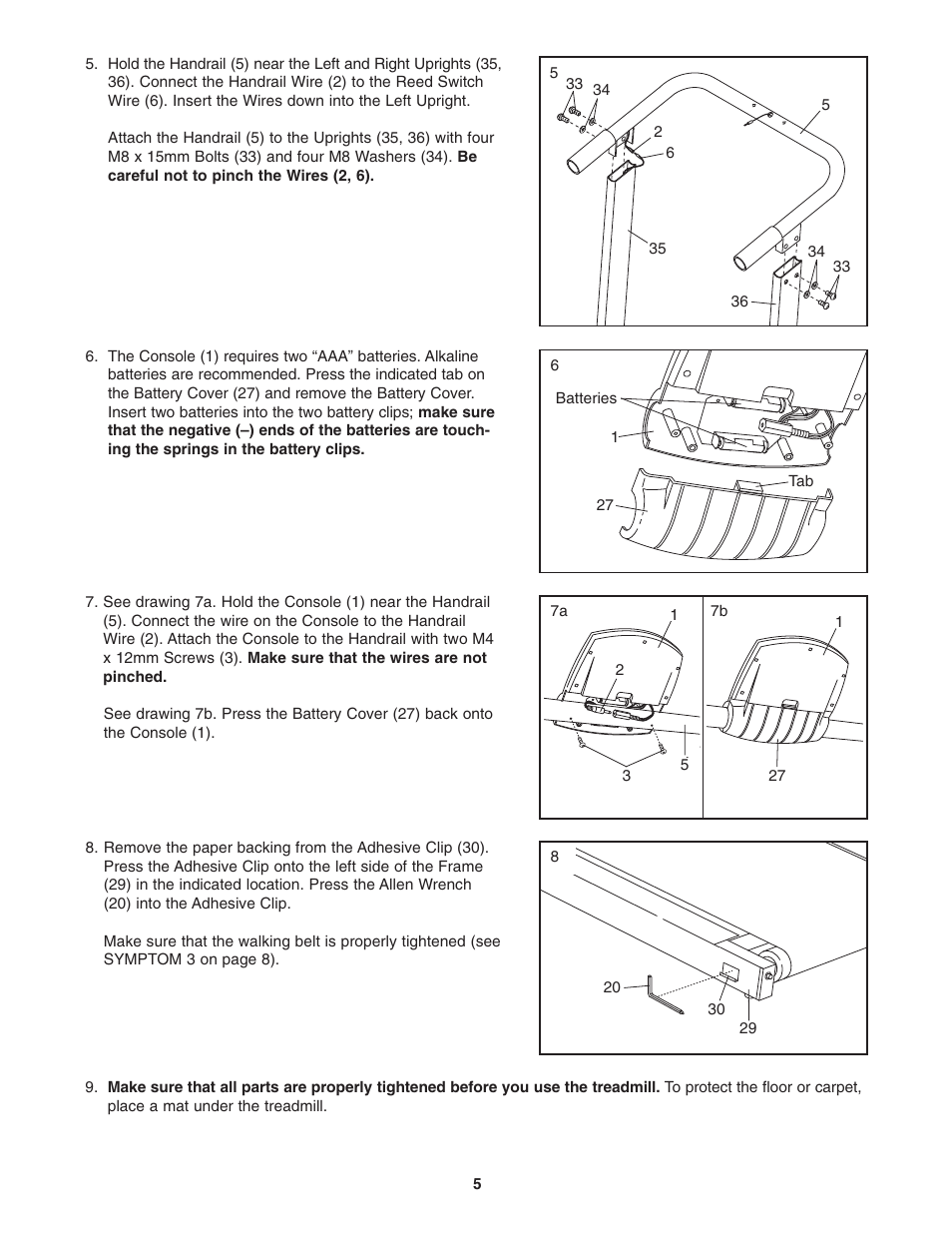 Weslo 831.291030 User Manual | Page 5 / 12