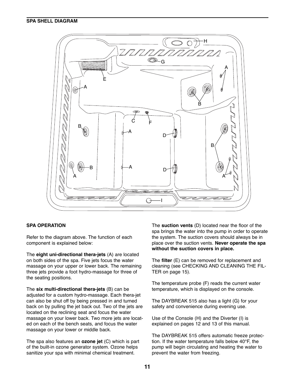 Weslo Daybreak 515 WLHS42080 User Manual | Page 11 / 24
