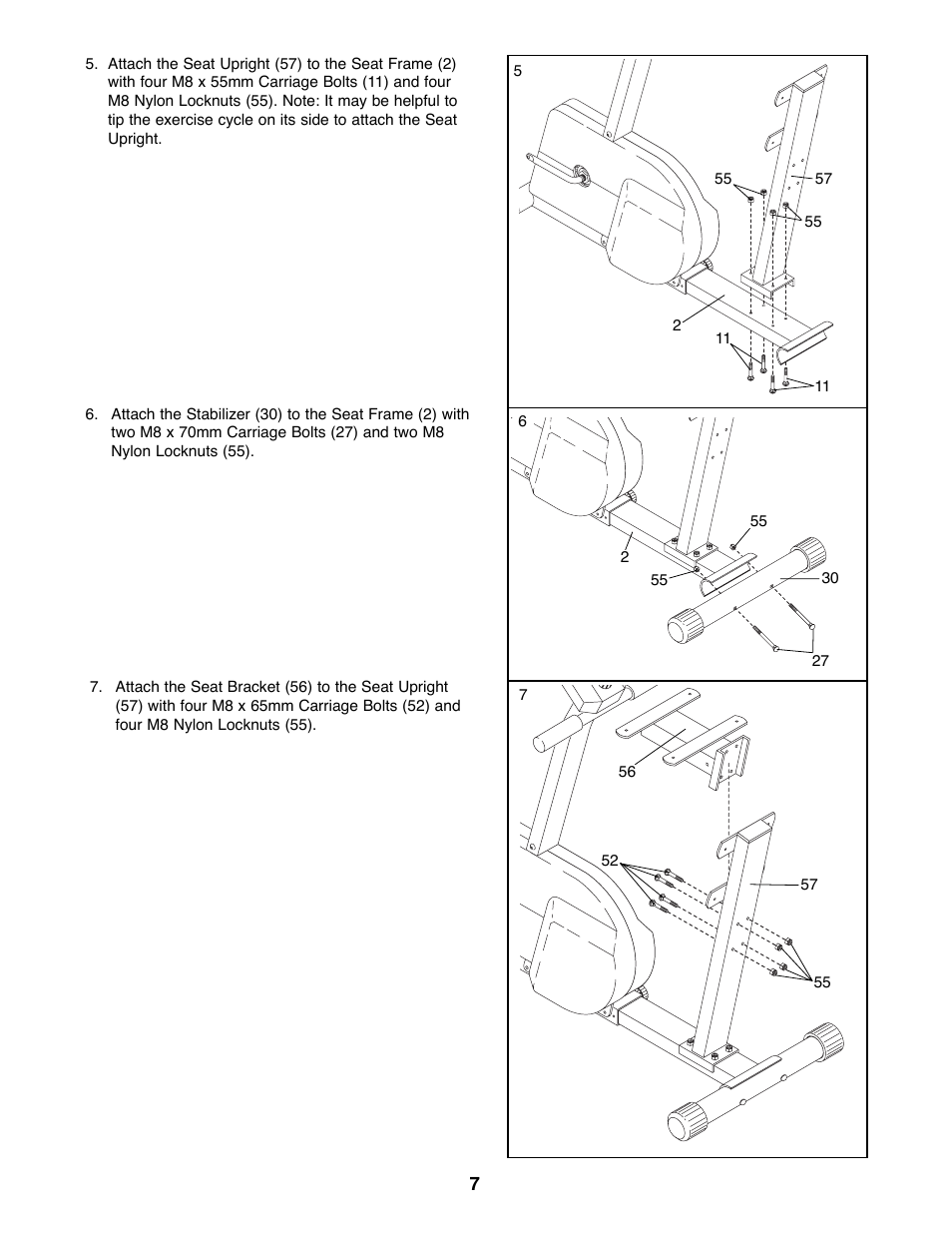 Weslo WLEX27180 User Manual | Page 7 / 16