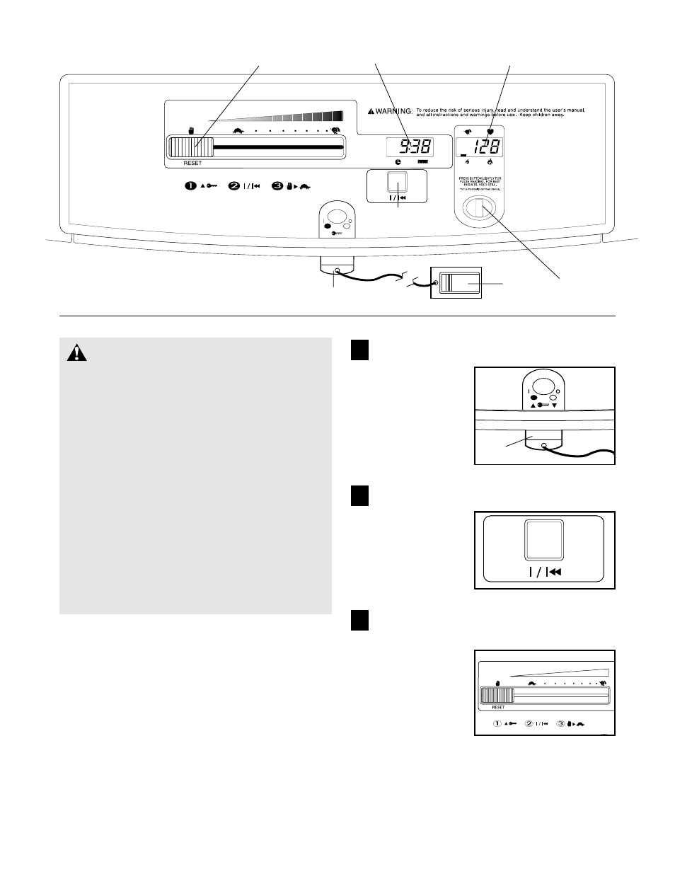 Caution | Weslo WCTL39102 User Manual | Page 8 / 16
