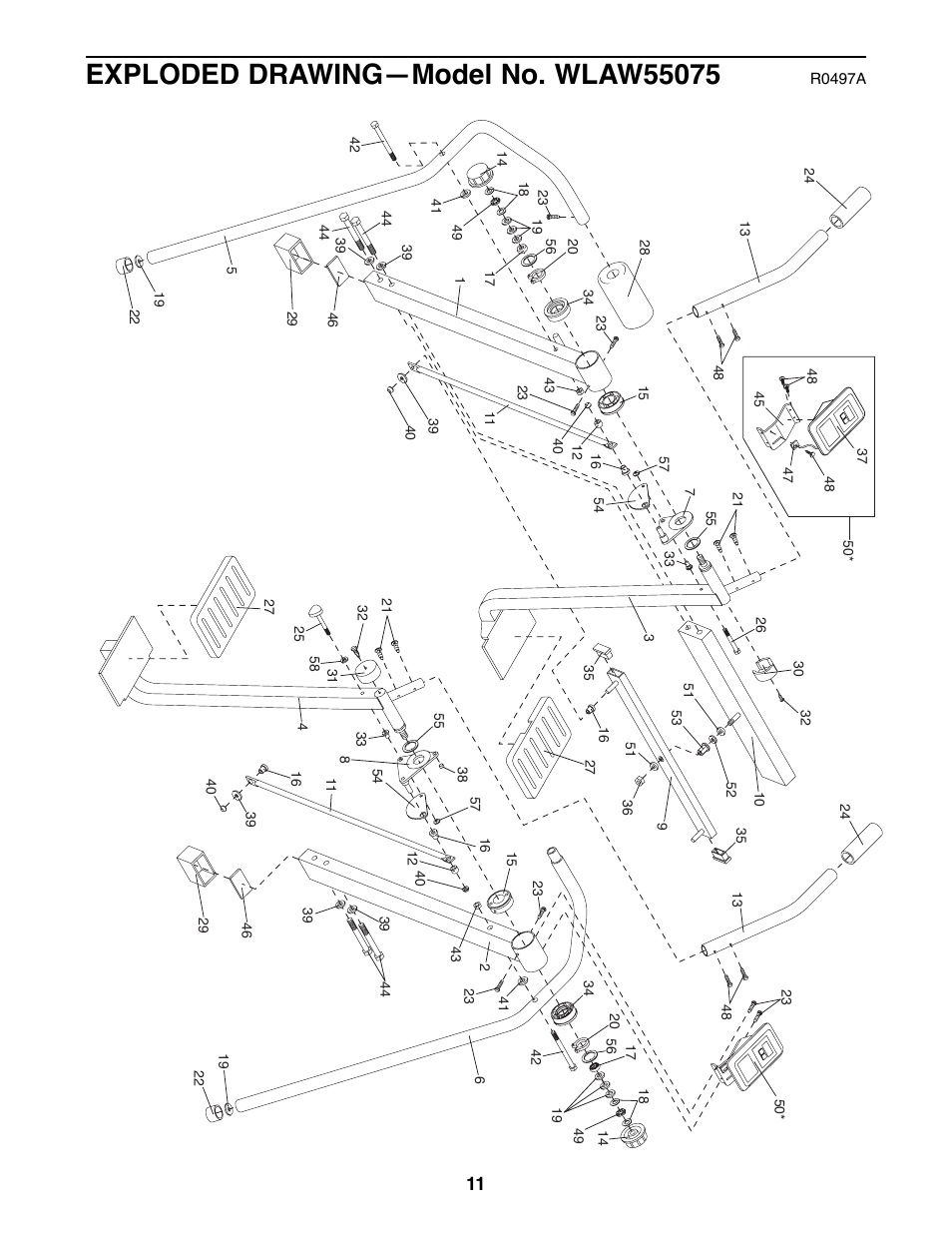 Weslo WLAW55075 User Manual | Page 11 / 12