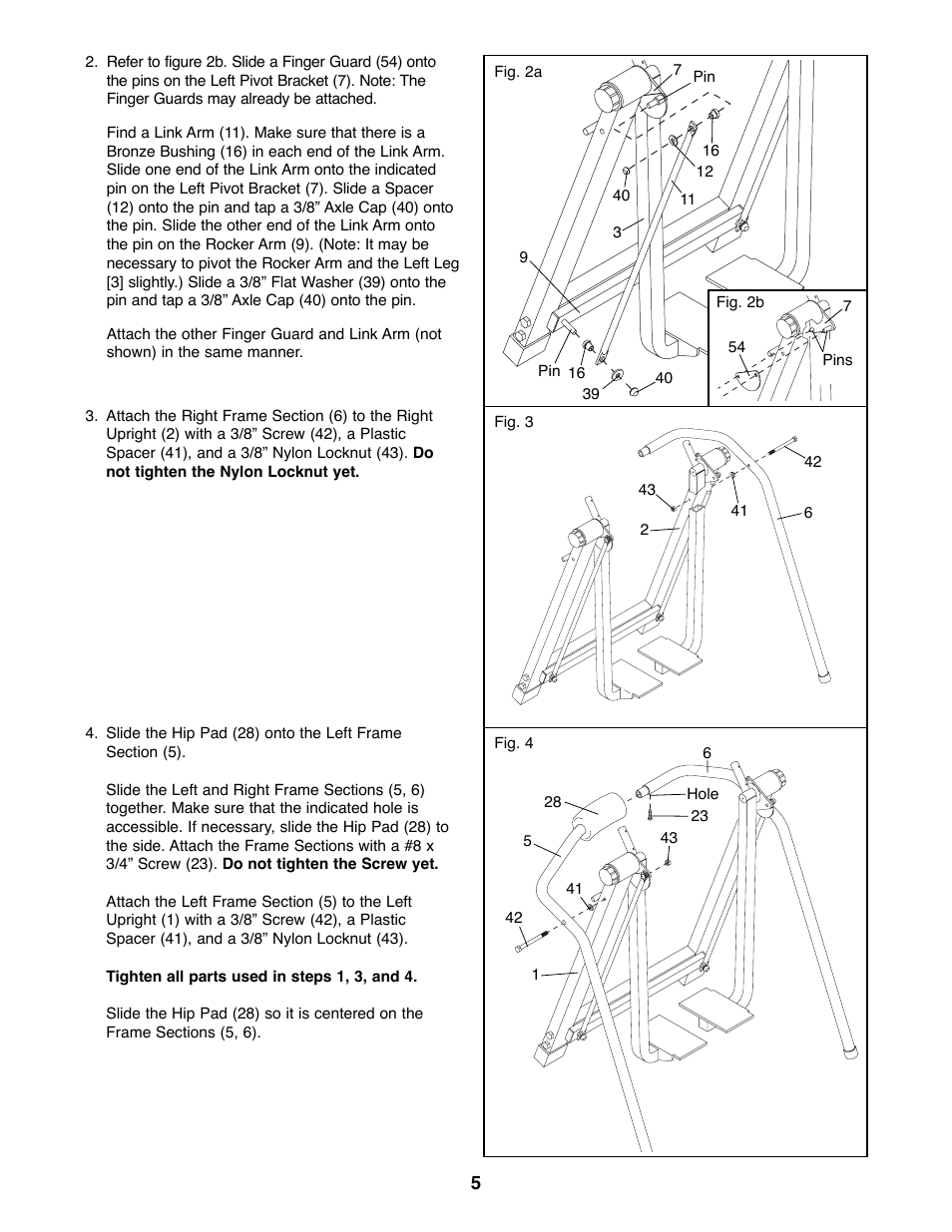 Weslo WLAW55075 User Manual | Page 5 / 12