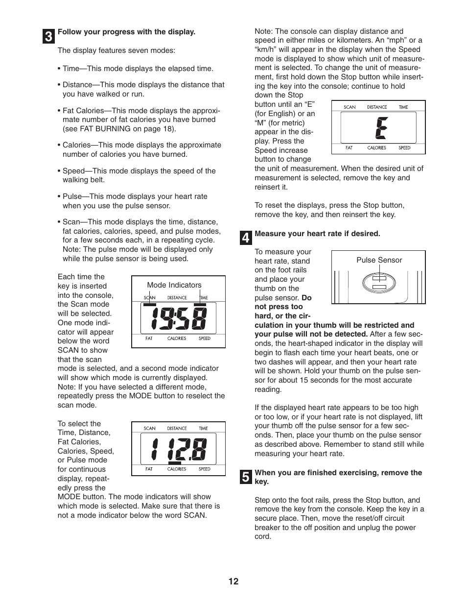 Weslo CADENCE C44 WLTL29305.0 User Manual | Page 12 / 23