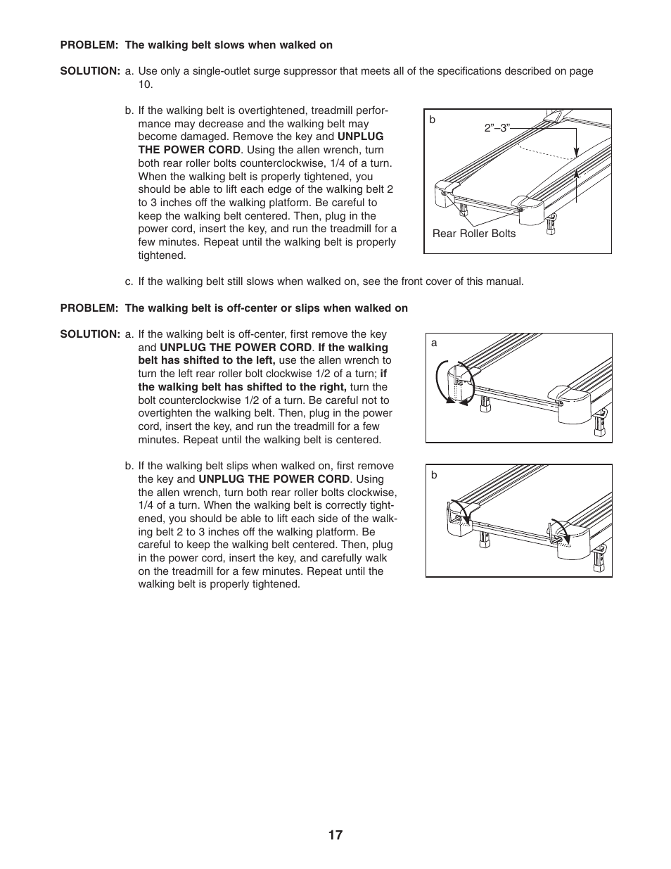 Weslo CADENCE C44 WLTL29305.0 User Manual | Page 17 / 23