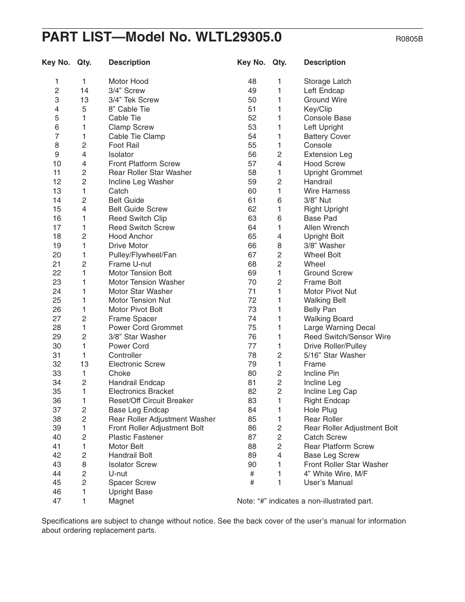 Weslo CADENCE C44 WLTL29305.0 User Manual | Page 21 / 23