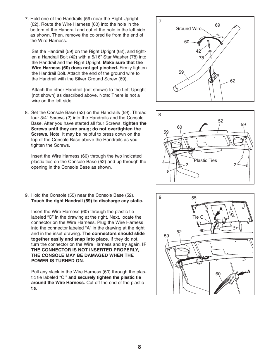 Weslo CADENCE C44 WLTL29305.0 User Manual | Page 8 / 23