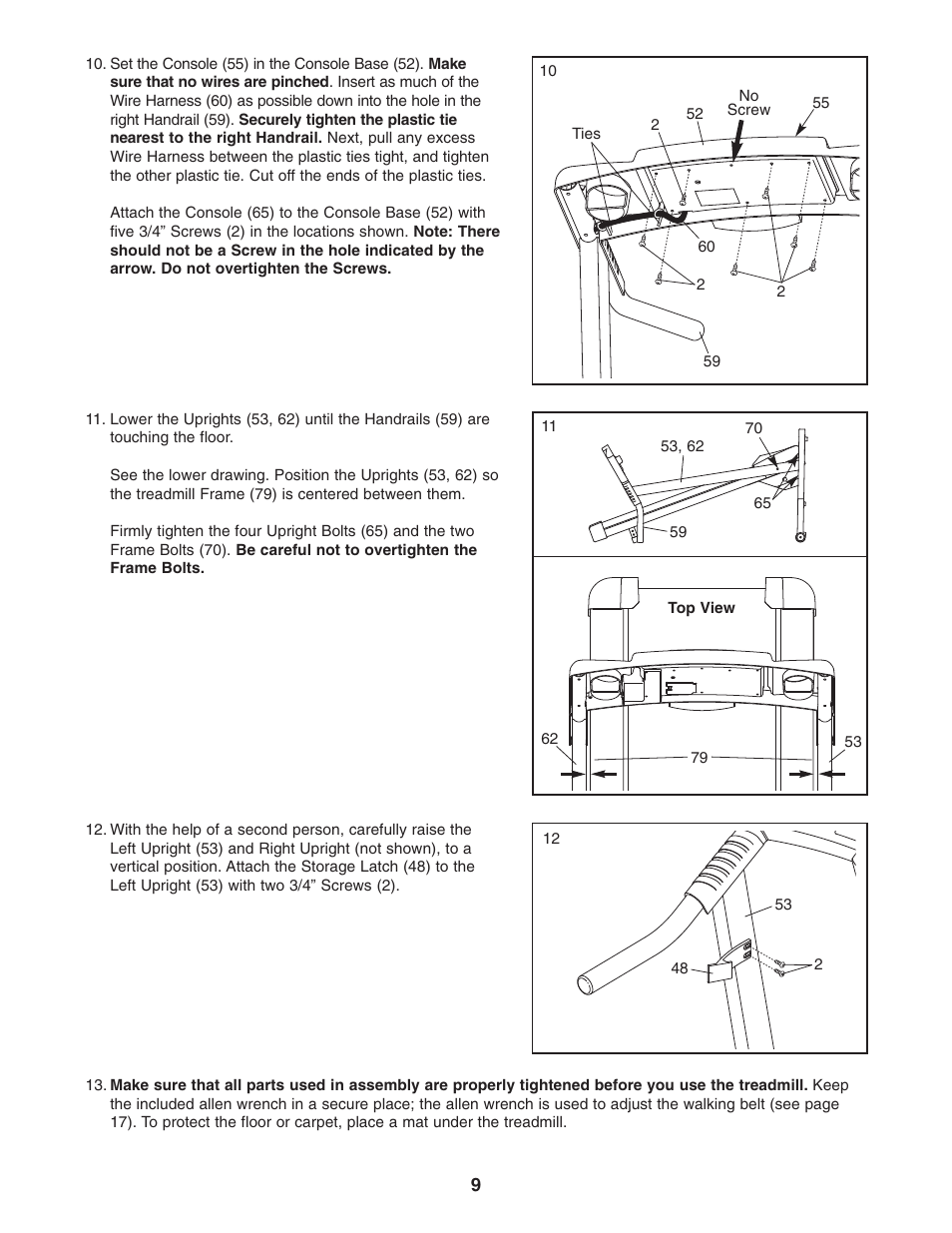 Weslo CADENCE C44 WLTL29305.0 User Manual | Page 9 / 23