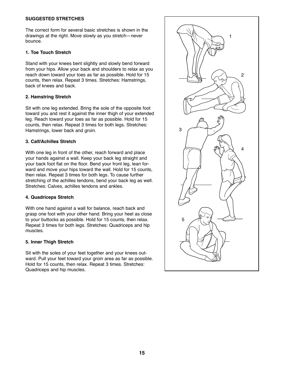 Weslo WLTL27081 User Manual | Page 15 / 18