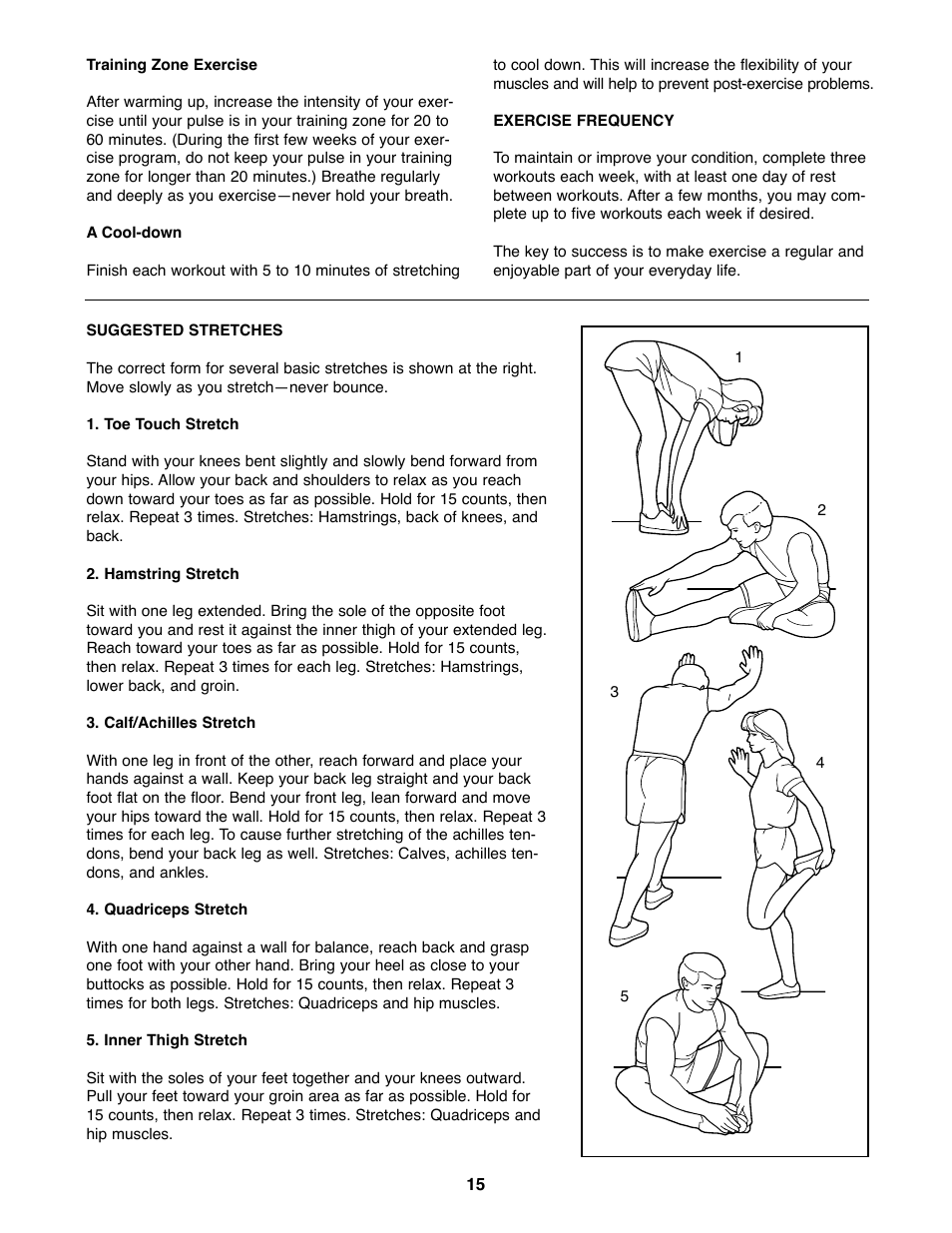 Weslo WLTL29820 User Manual | Page 15 / 19