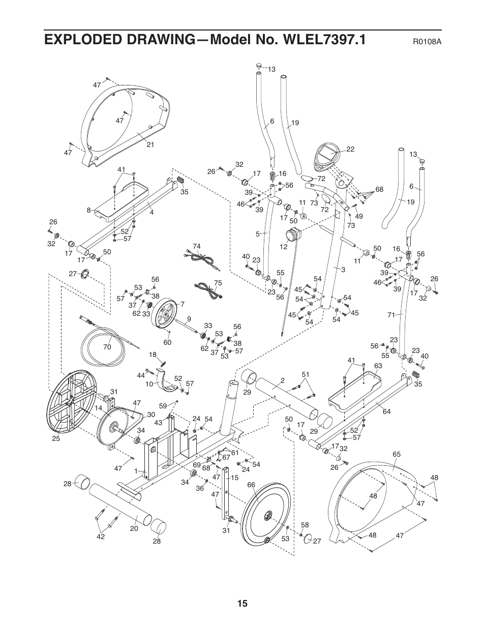 Weslo MOMENTUM WLEL7397.1 User Manual | Page 15 / 16