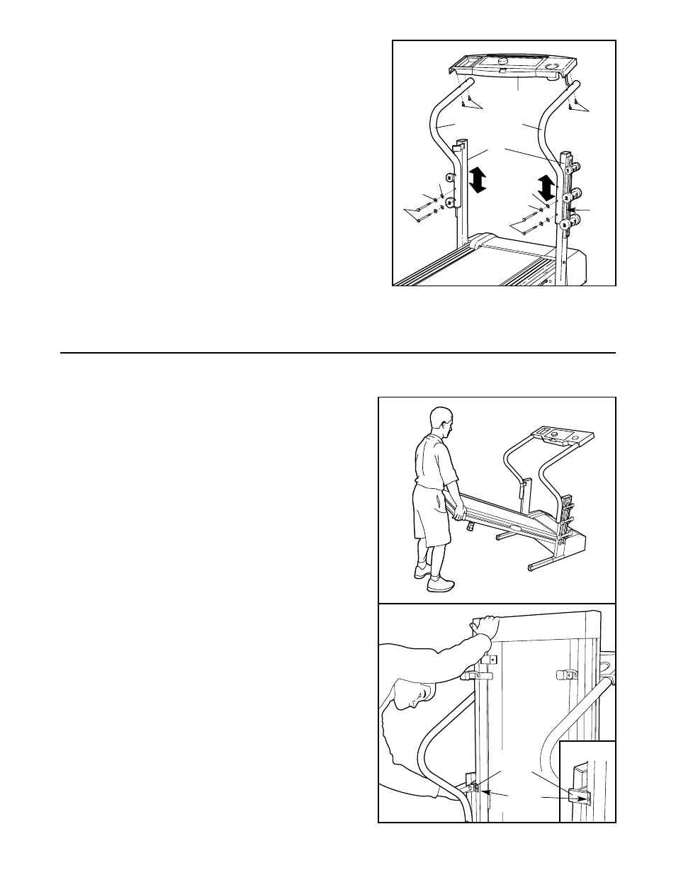 How to fold and move the treadmill | Weslo WLTL29013 User Manual | Page 10 / 19