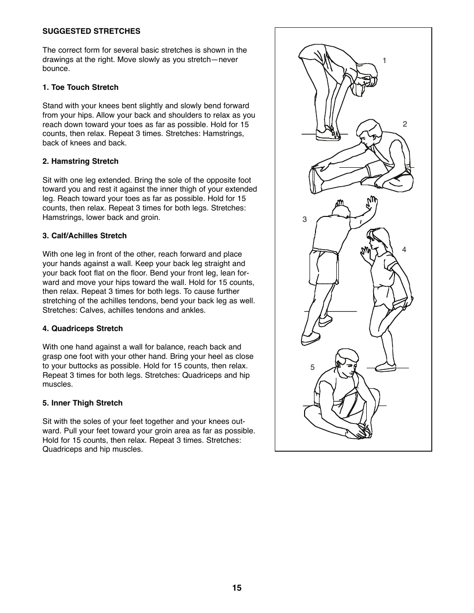 Weslo WLTL24090 User Manual | Page 15 / 18