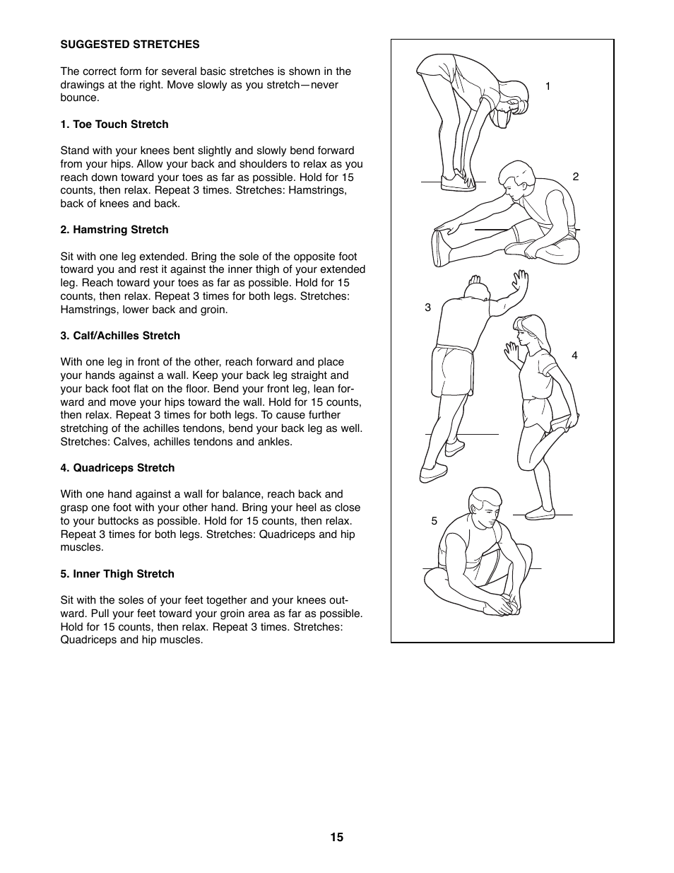 Weslo 925925 User Manual | Page 15 / 18