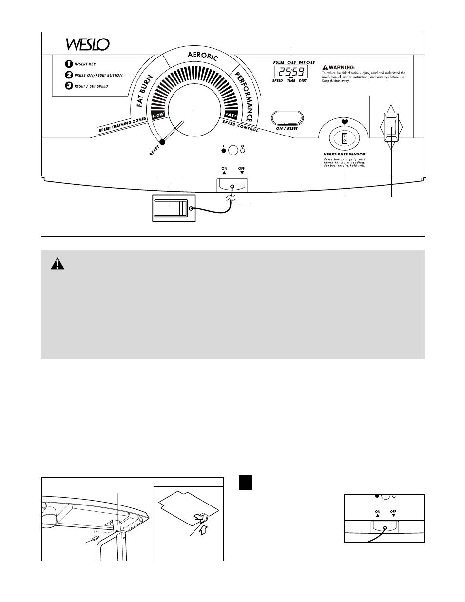 Caution | Weslo WLTL39093 User Manual | Page 8 / 19